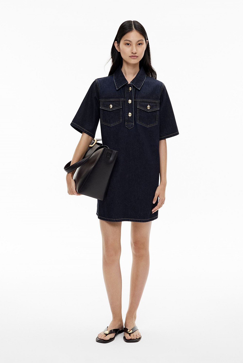 Denim Tee Dress