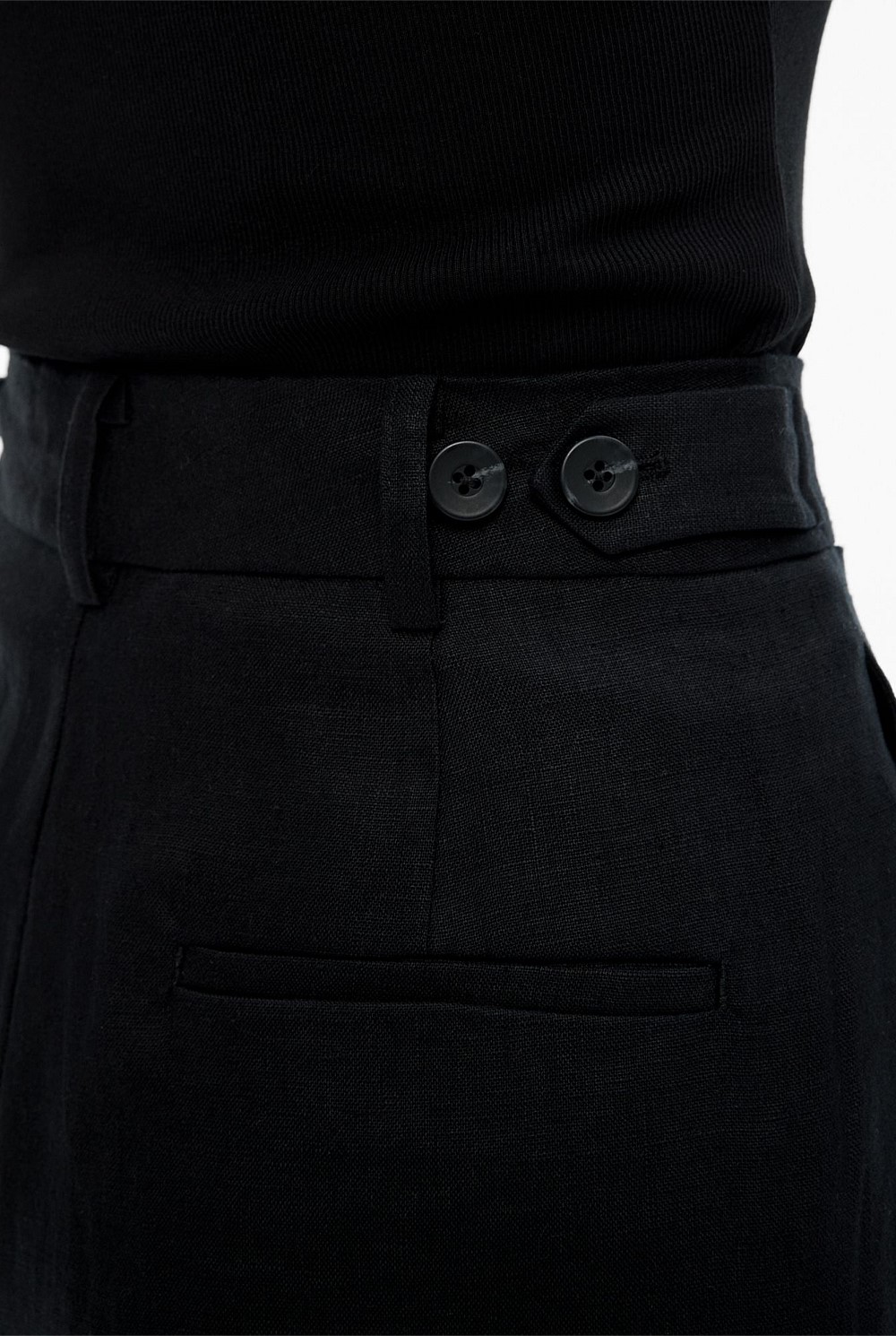 Slim Leg Stitch Pants