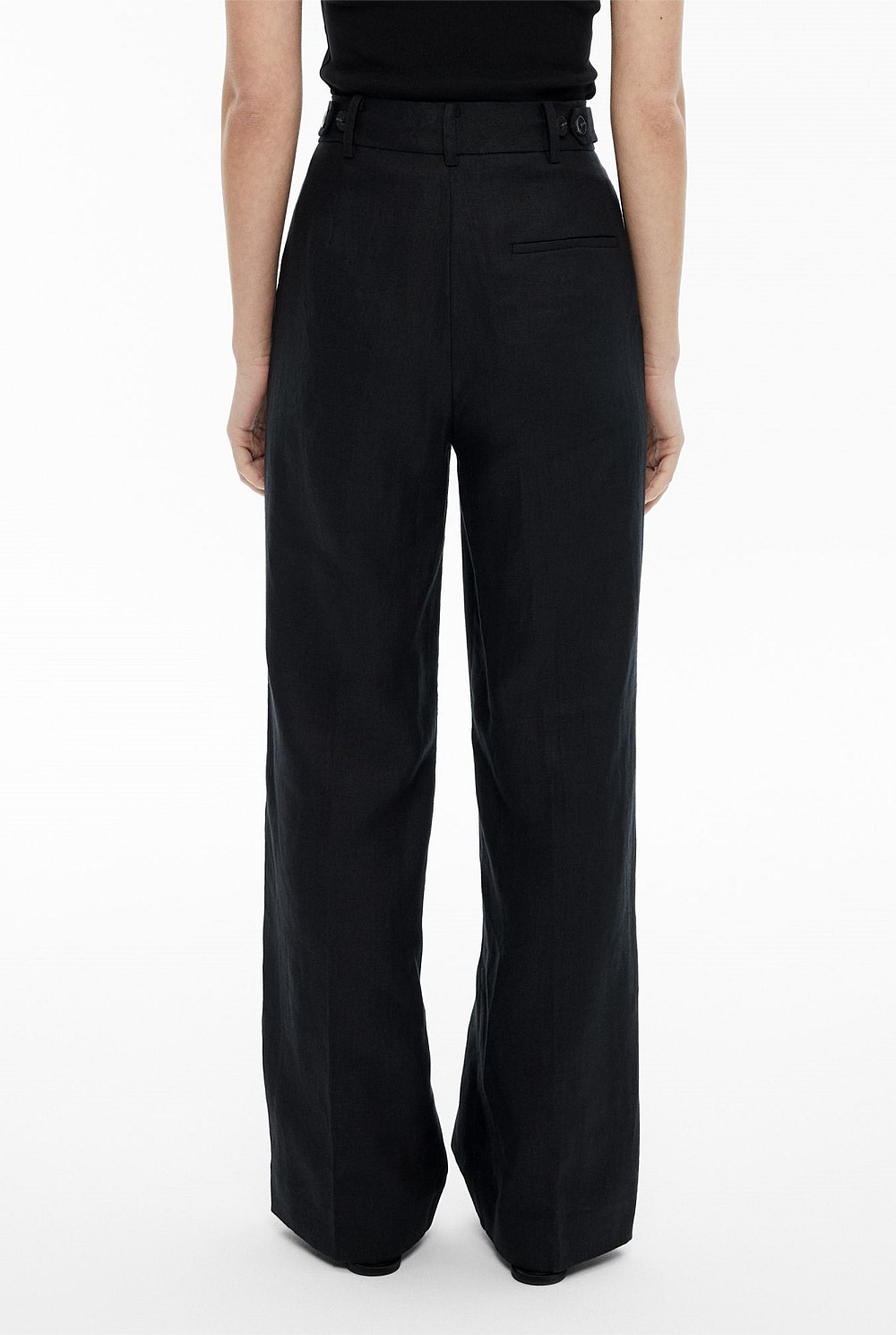 Slim Leg Stitch Pants