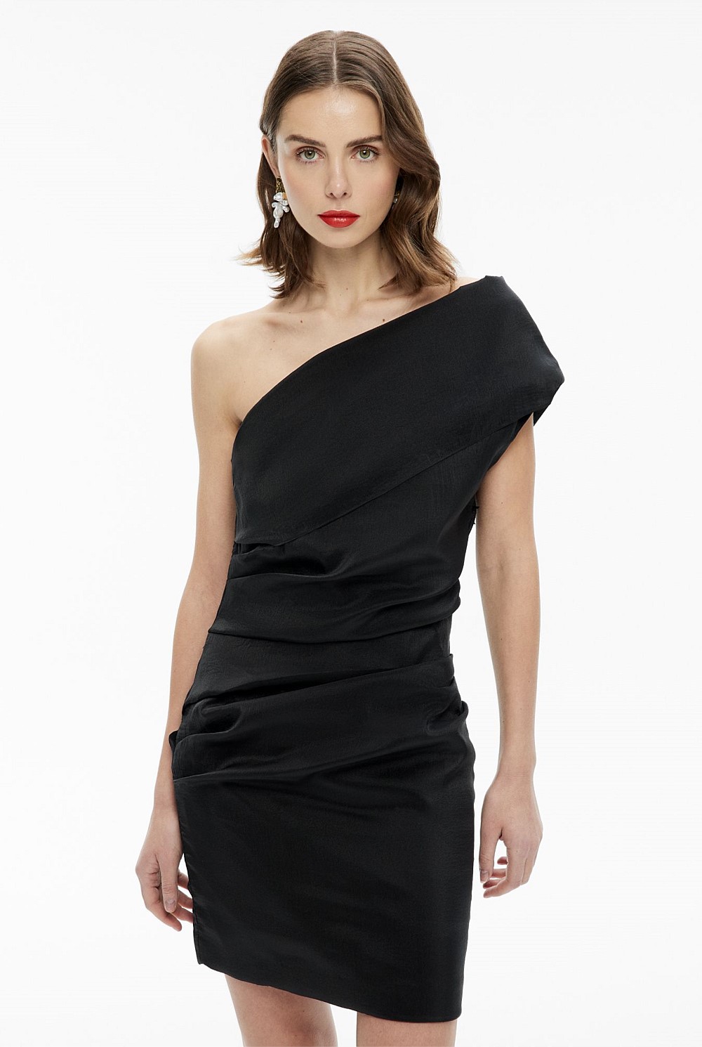 Drape Overlay Dress