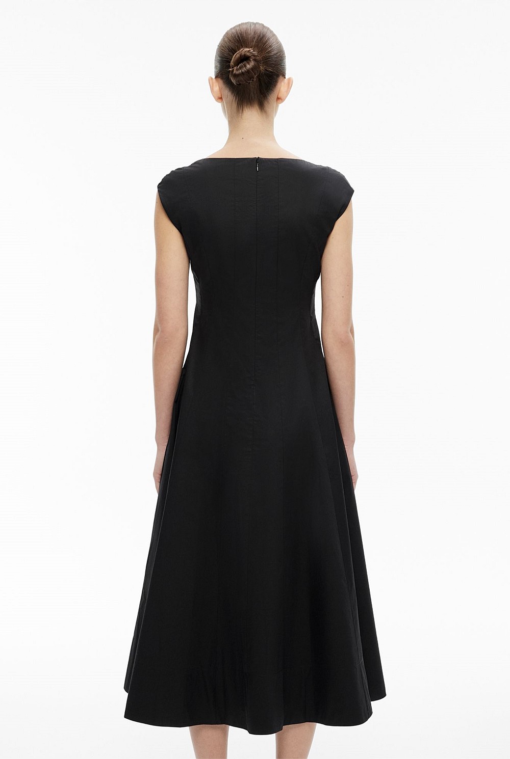 Cap Sleeve Panel Dress