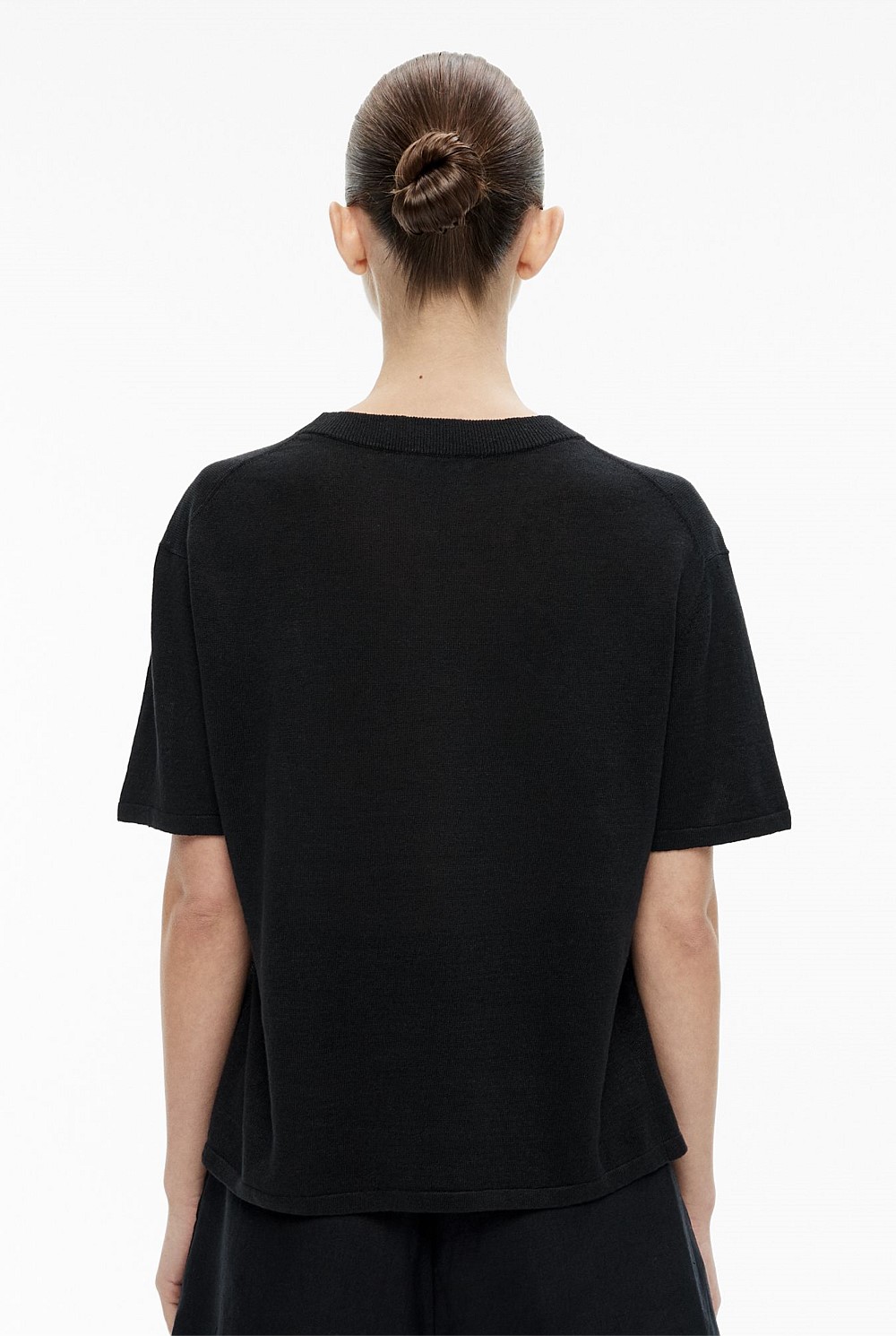 Linen Knit T-Shirt