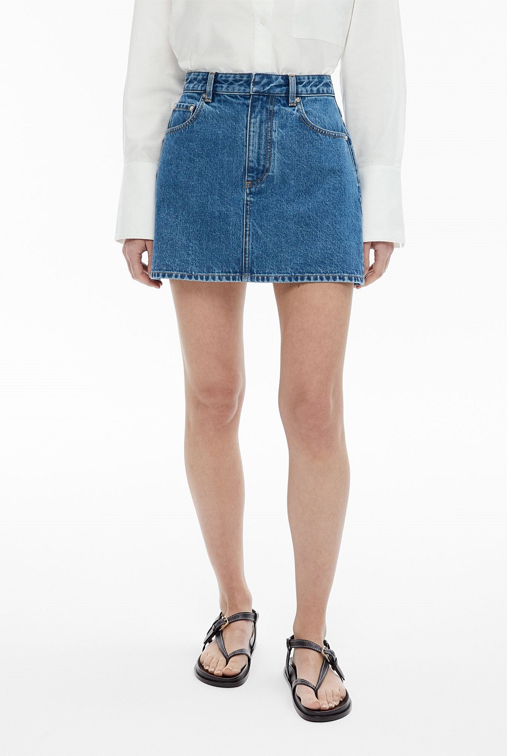 Denim Mini Skirt