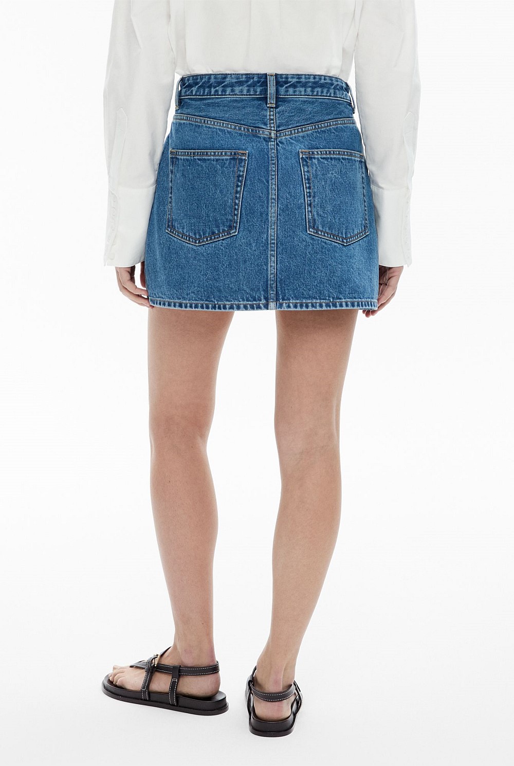 Denim Mini Skirt