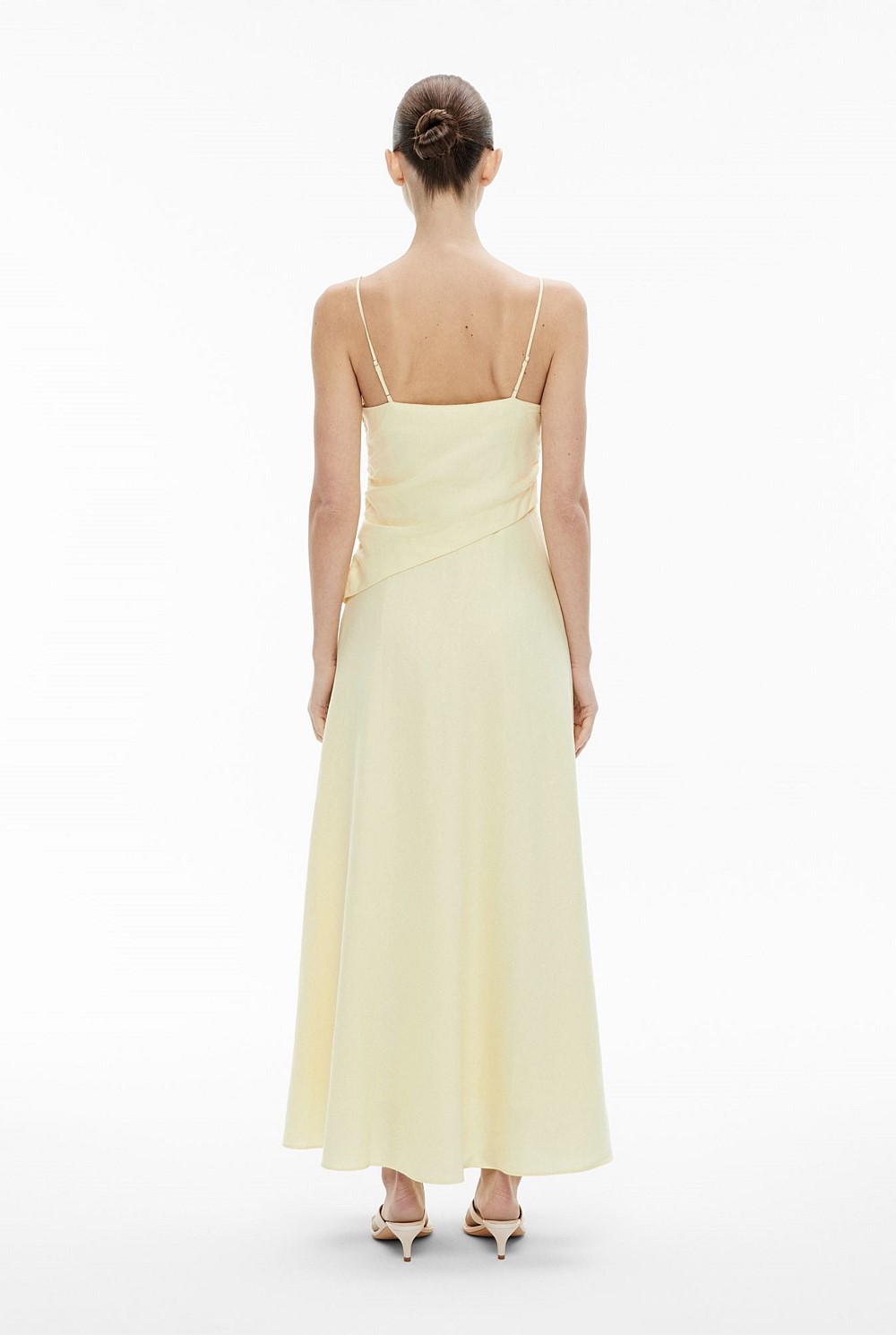 Tuck Bodice Maxi Dress