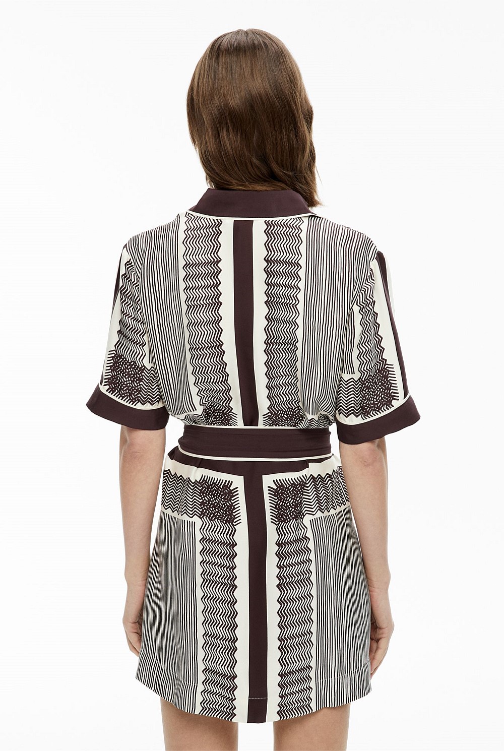 Self Tie Shirt Dress