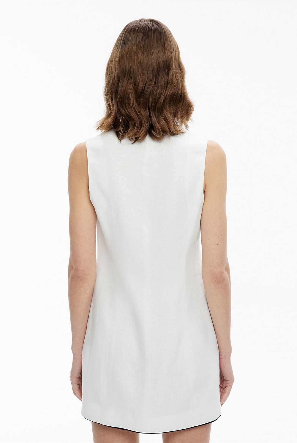 Contrast Piped Dress