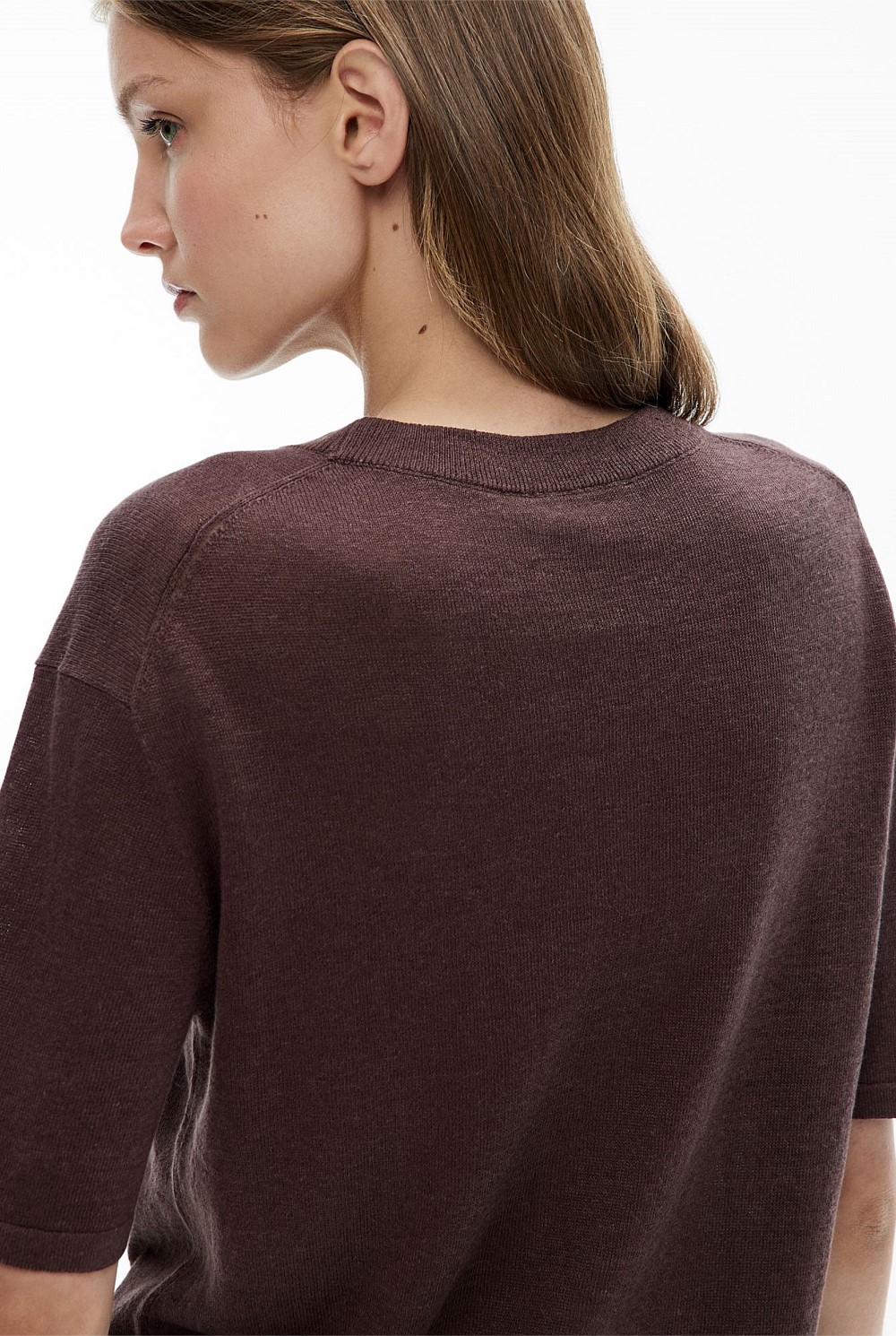 Linen Knit T-Shirt