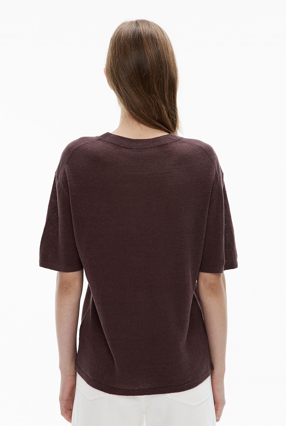Linen Knit T-Shirt