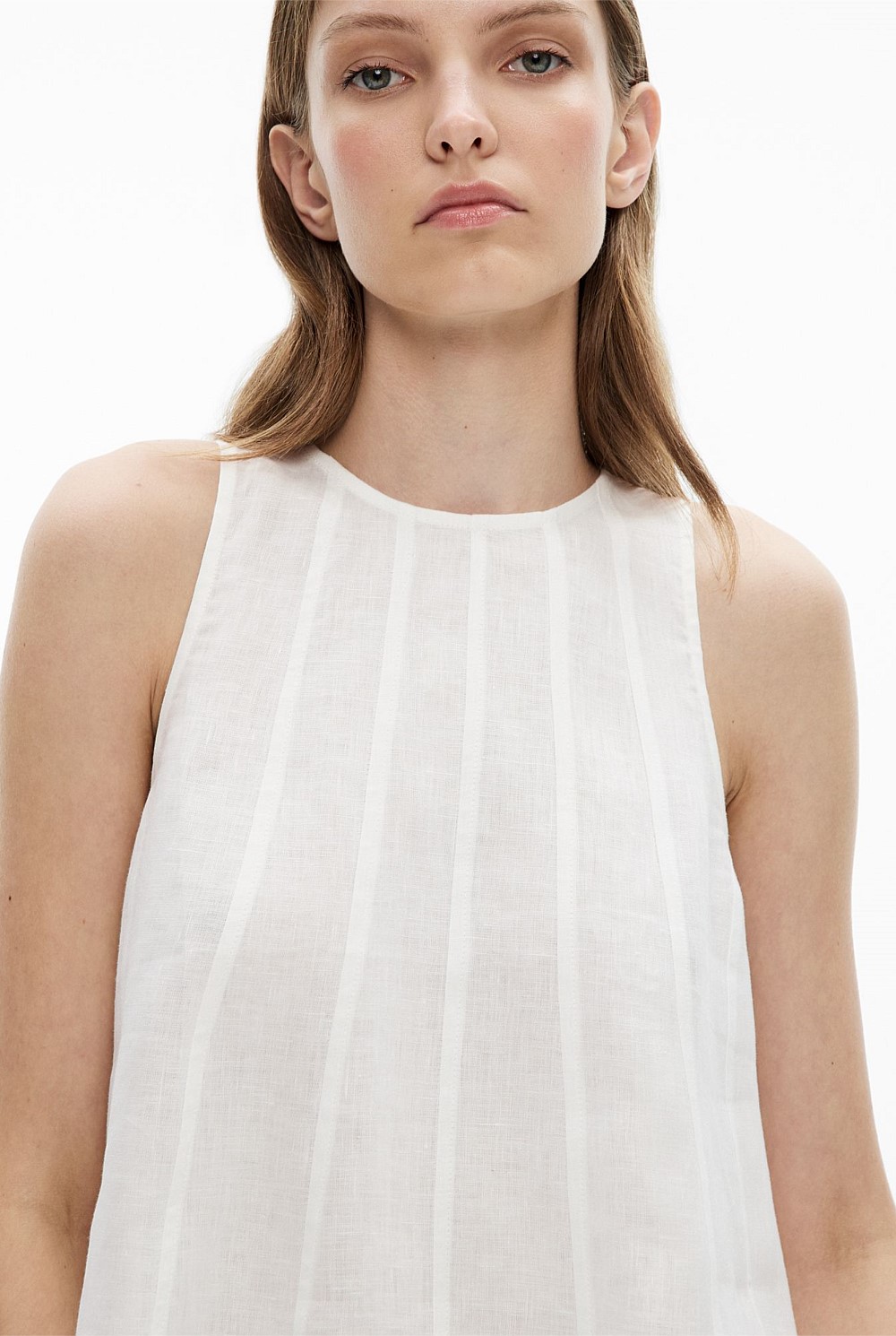 Seam Detail Swing Tank Top