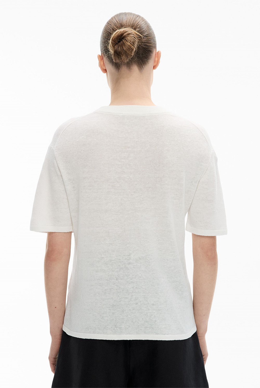Linen Knit T-Shirt