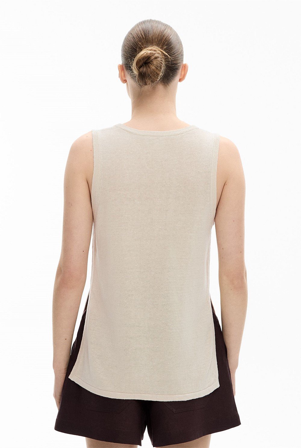 Longline Knit Tank Top