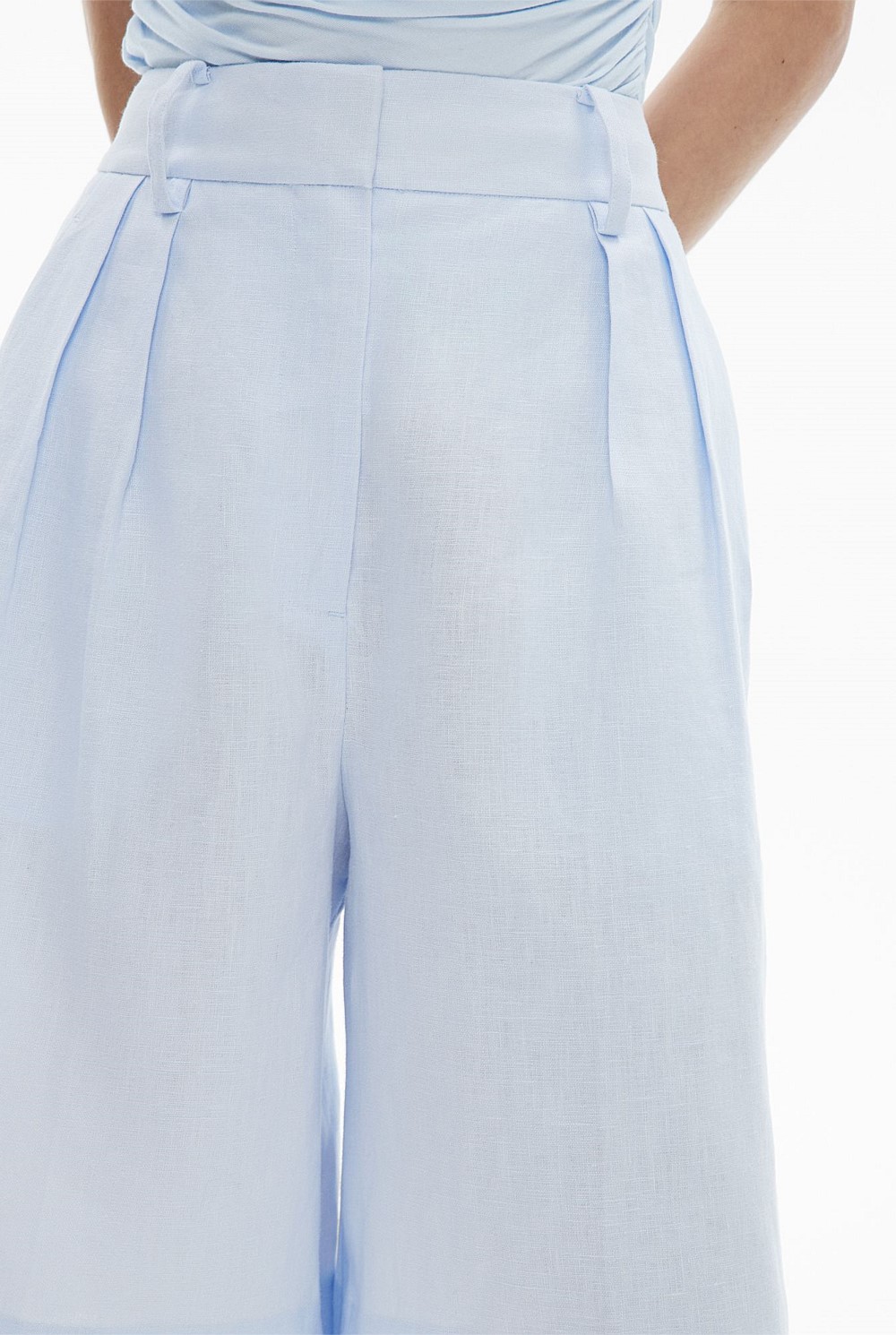 Linen Bermuda Shorts