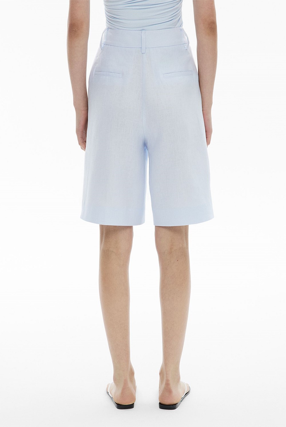 Linen Bermuda Shorts
