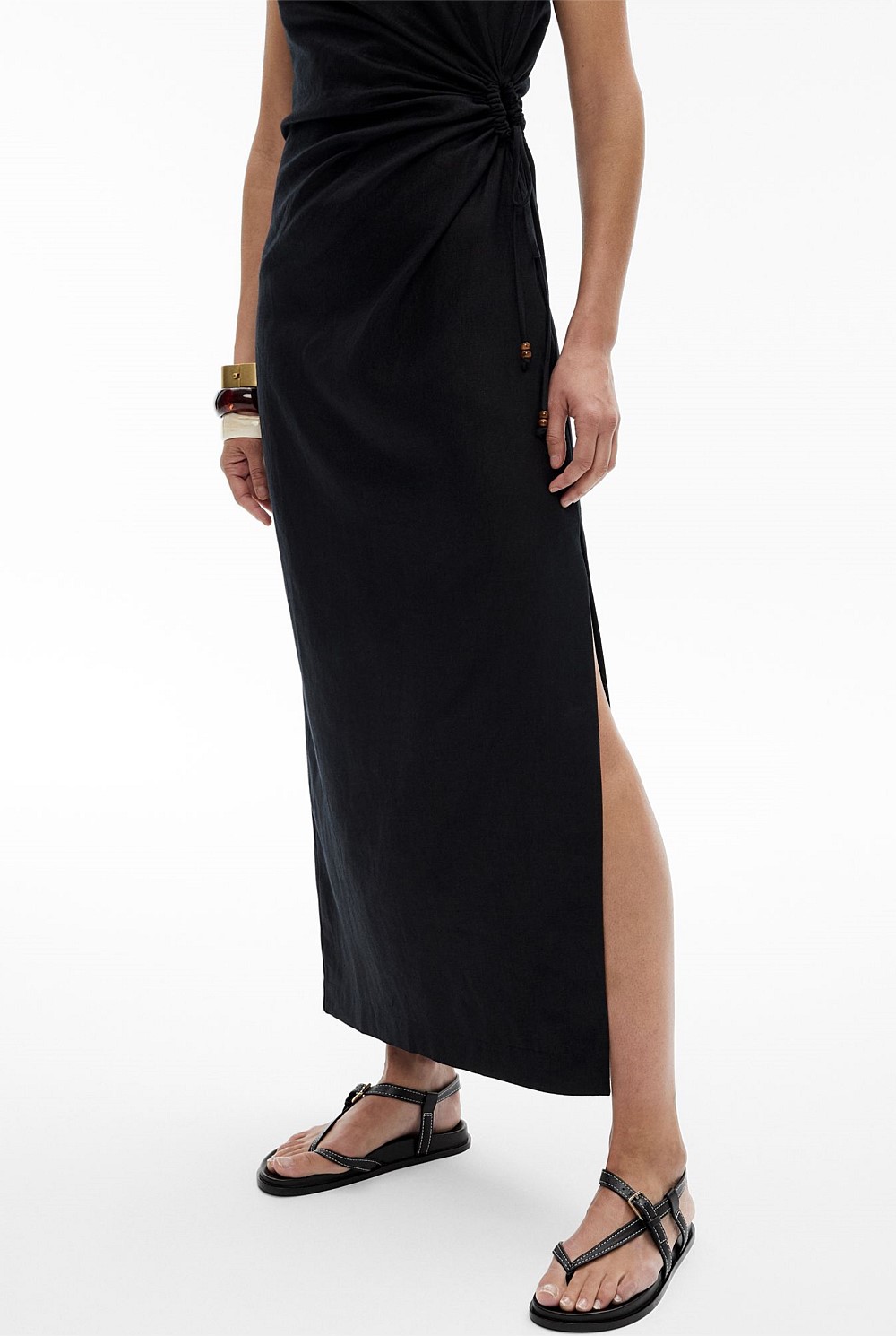 Side Gather Dress