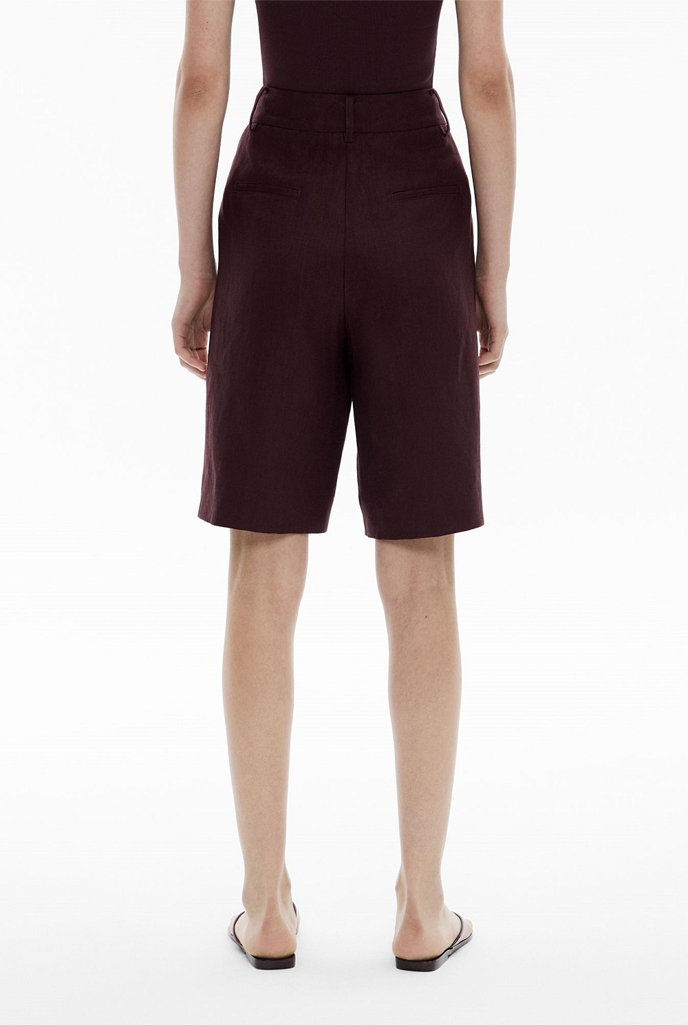 Linen Bermuda Shorts