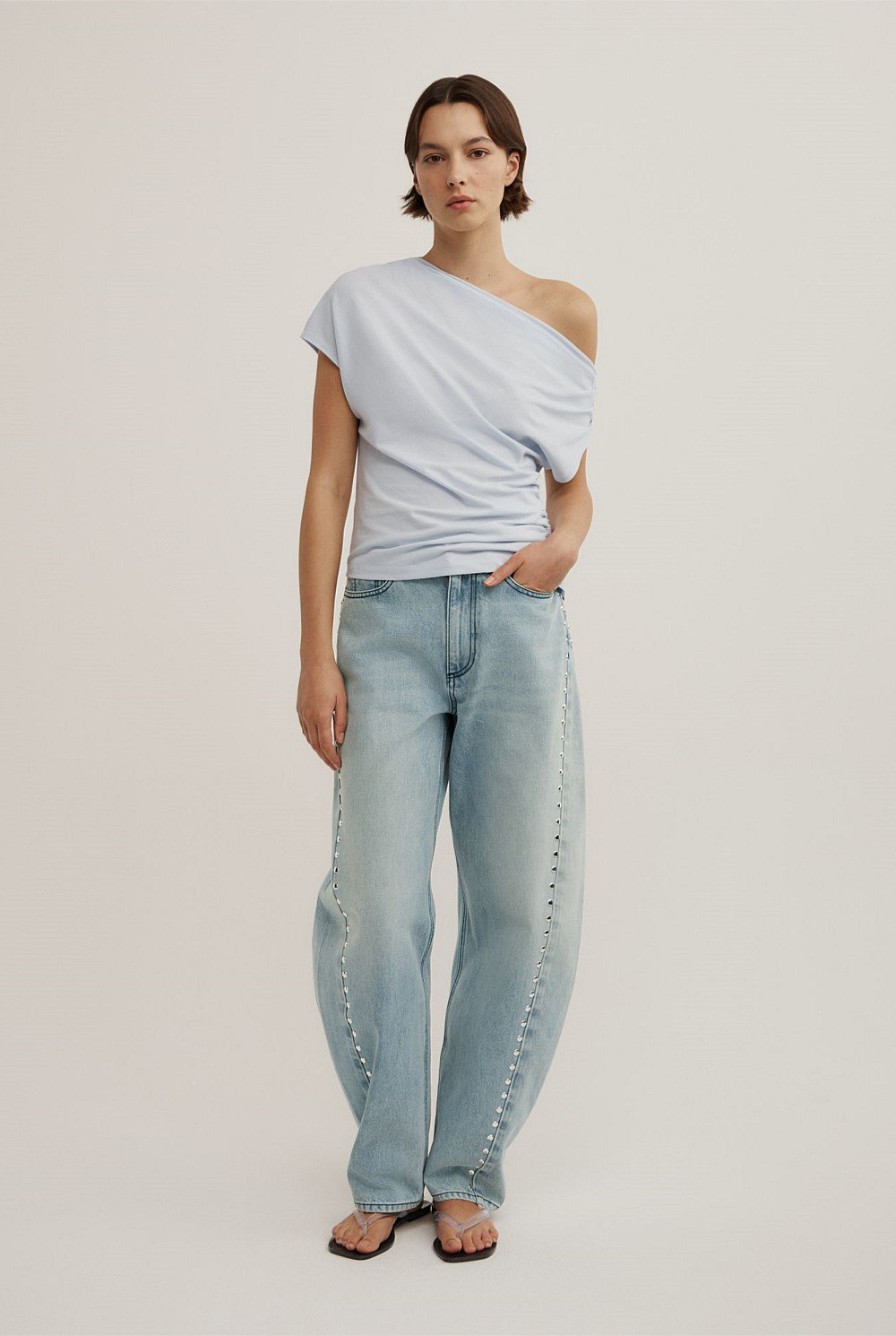 Asymmetric Drape T-Shirt