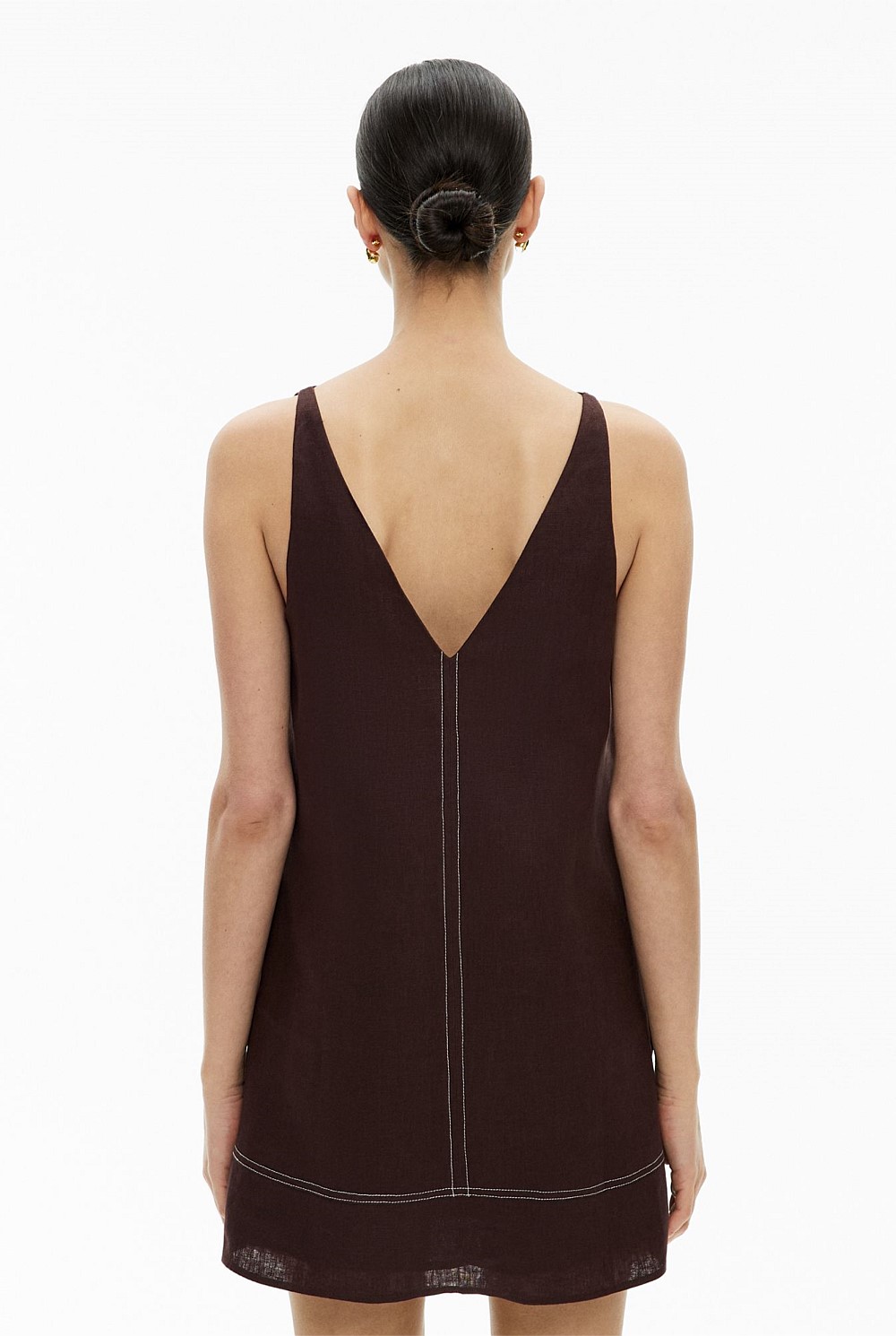 Stitch Detail Mini Dress