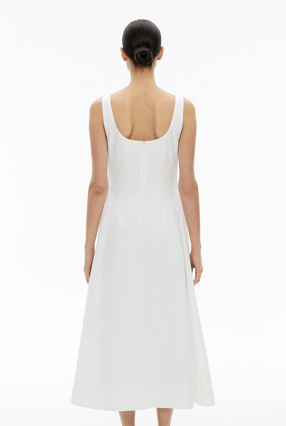 Gathered Panel Dress