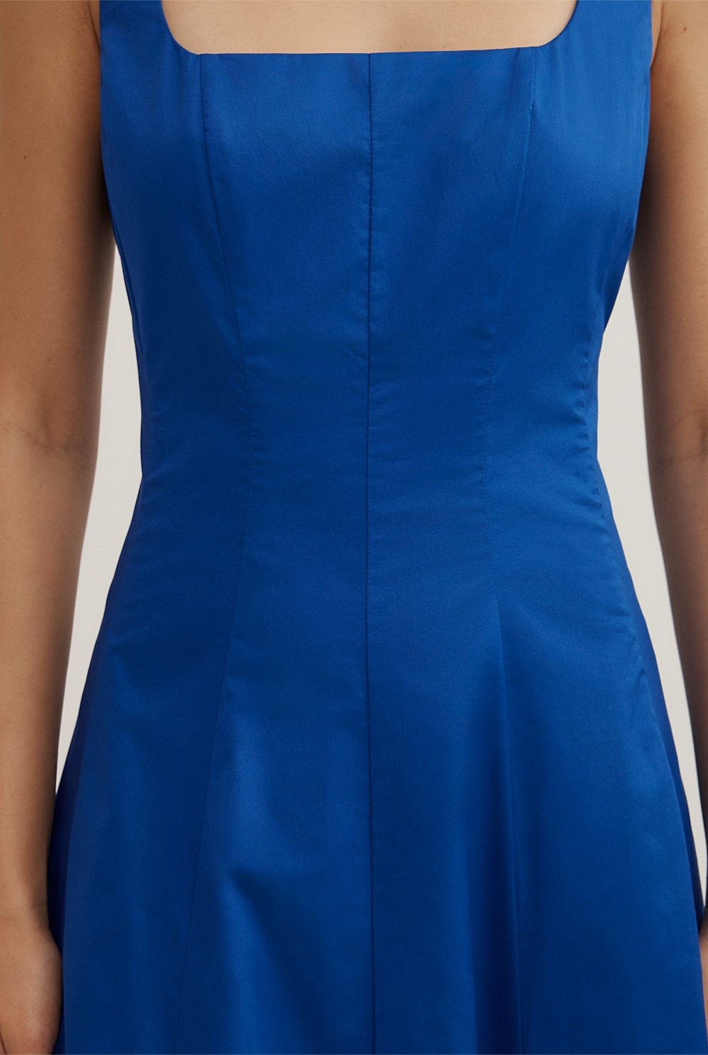 Seam Detail Midi Dress