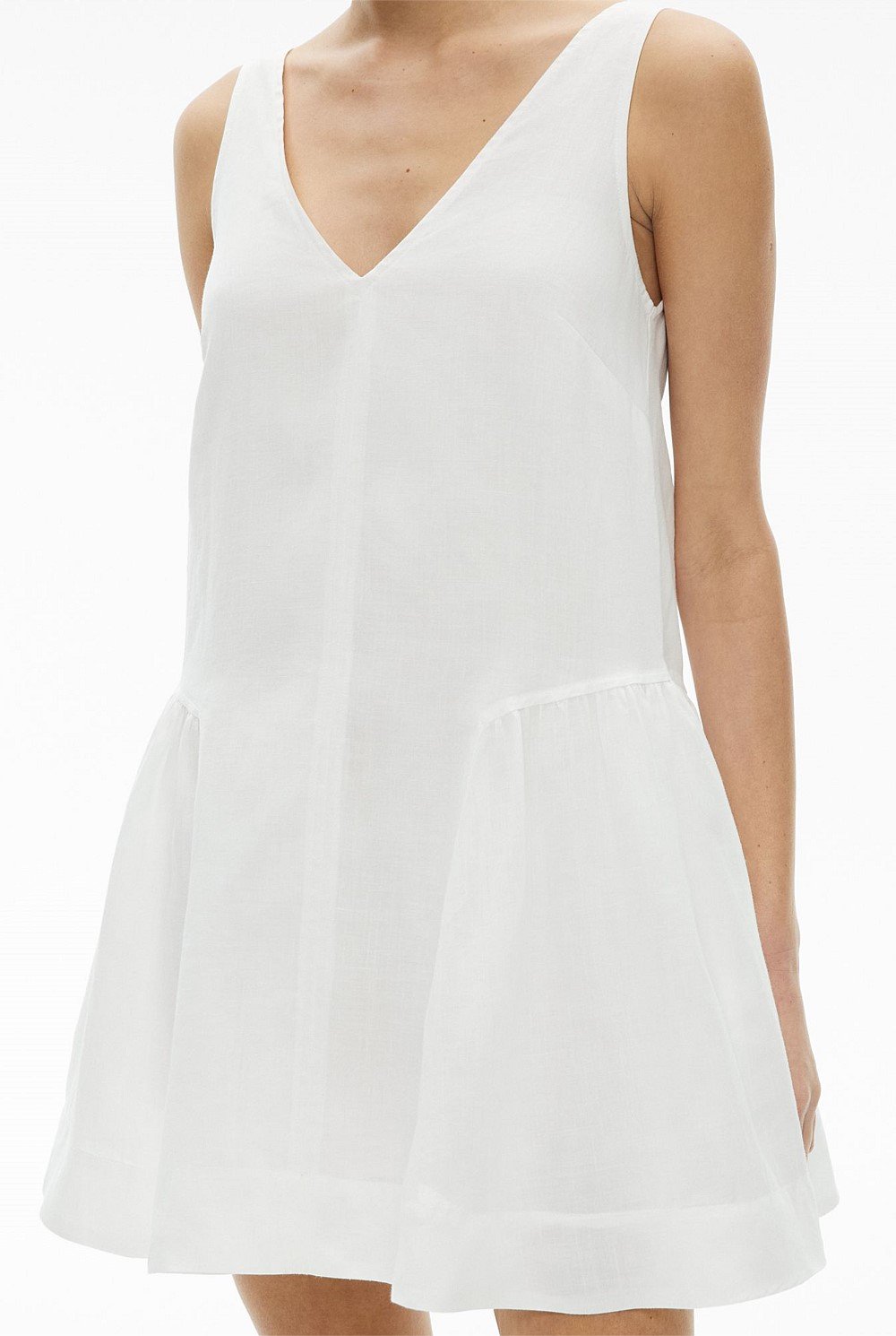 Mini Gather Panel Dress