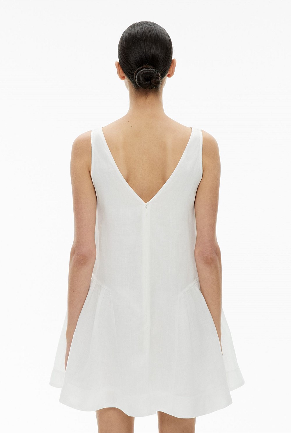 Mini Gather Panel Dress