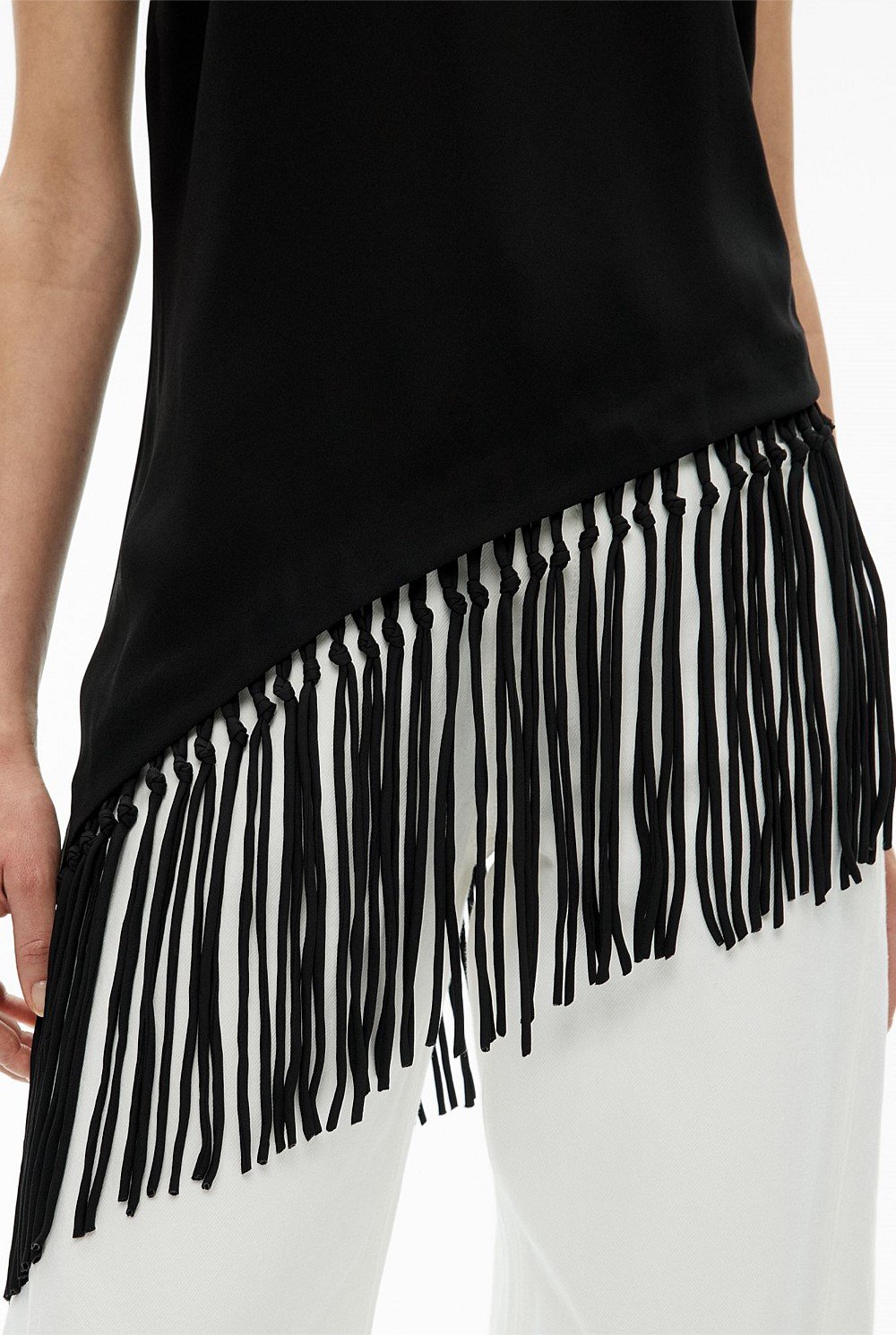 Fringe Halter Top