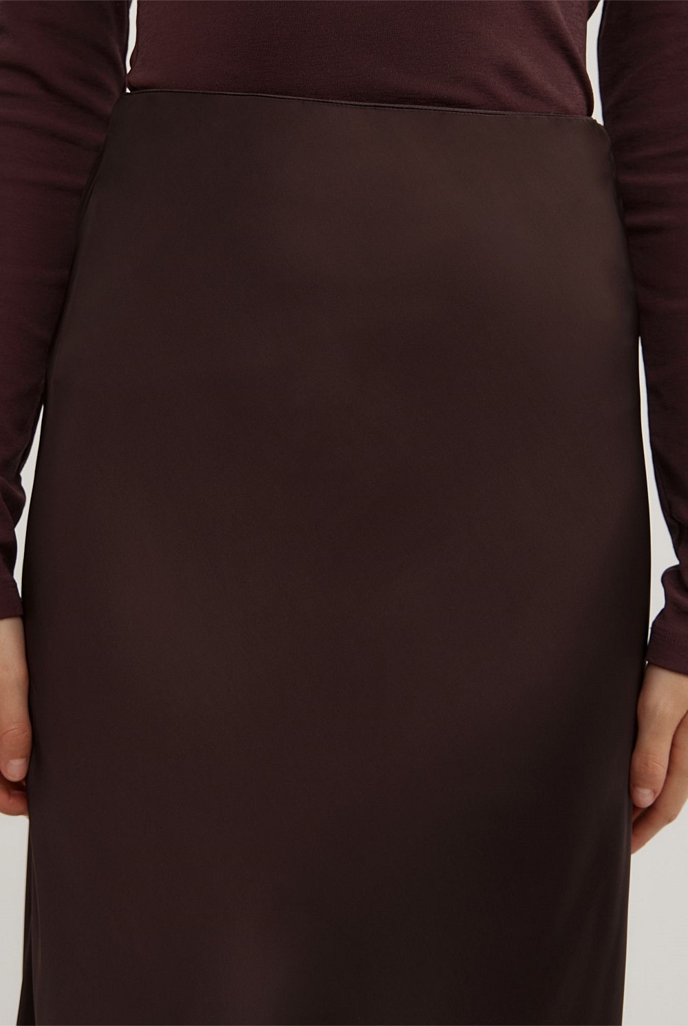 Bias Slip Skirt