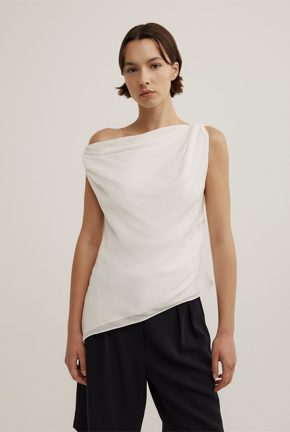 Sheer Drape Top