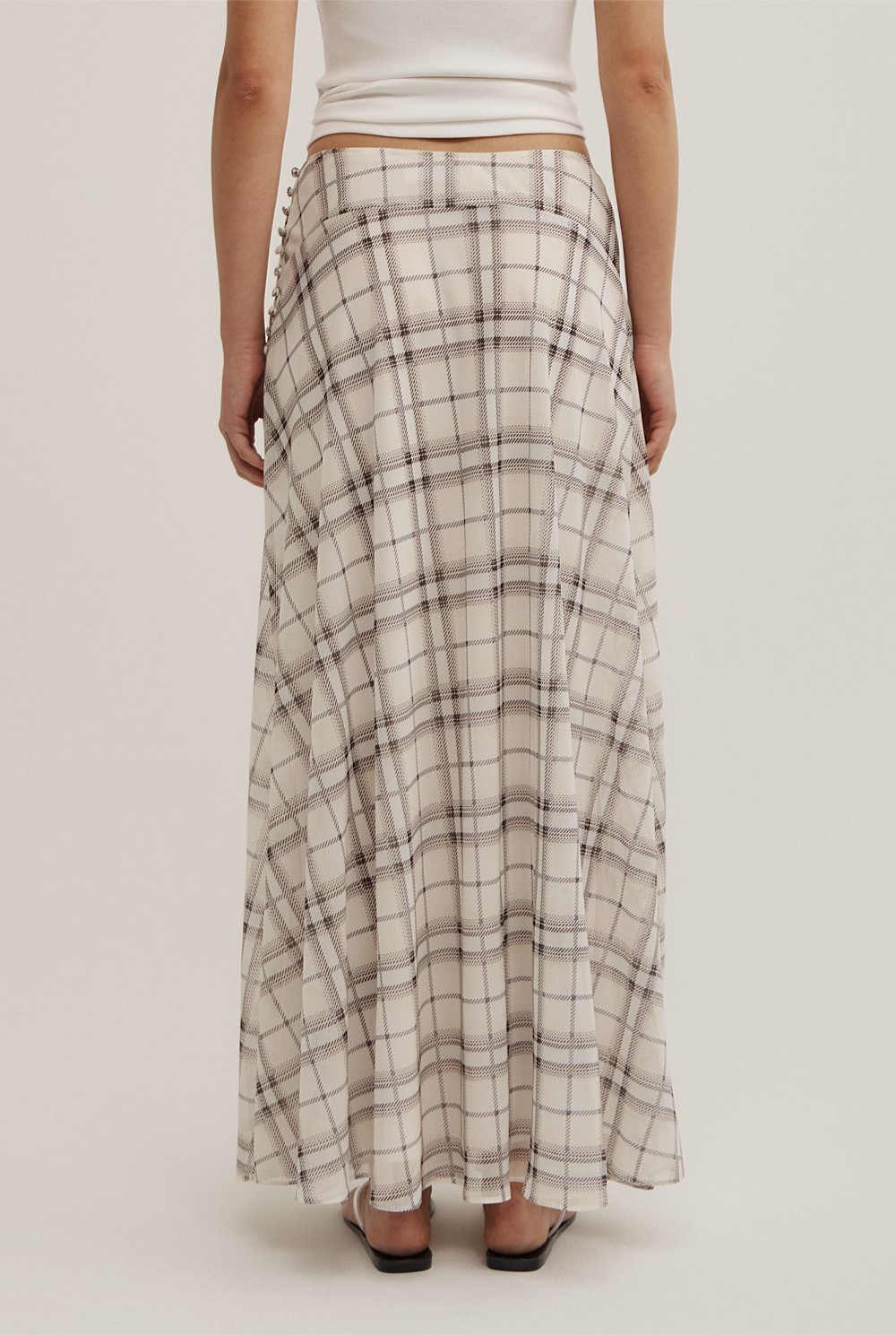 Basque Maxi Skirt