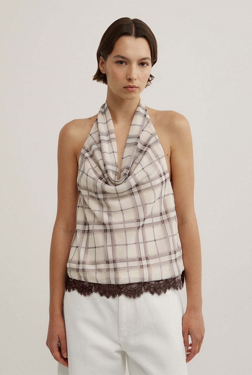 Check Cowl Top