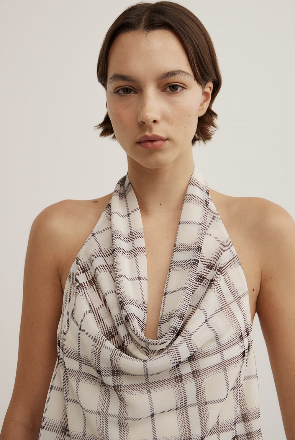 Check Cowl Top