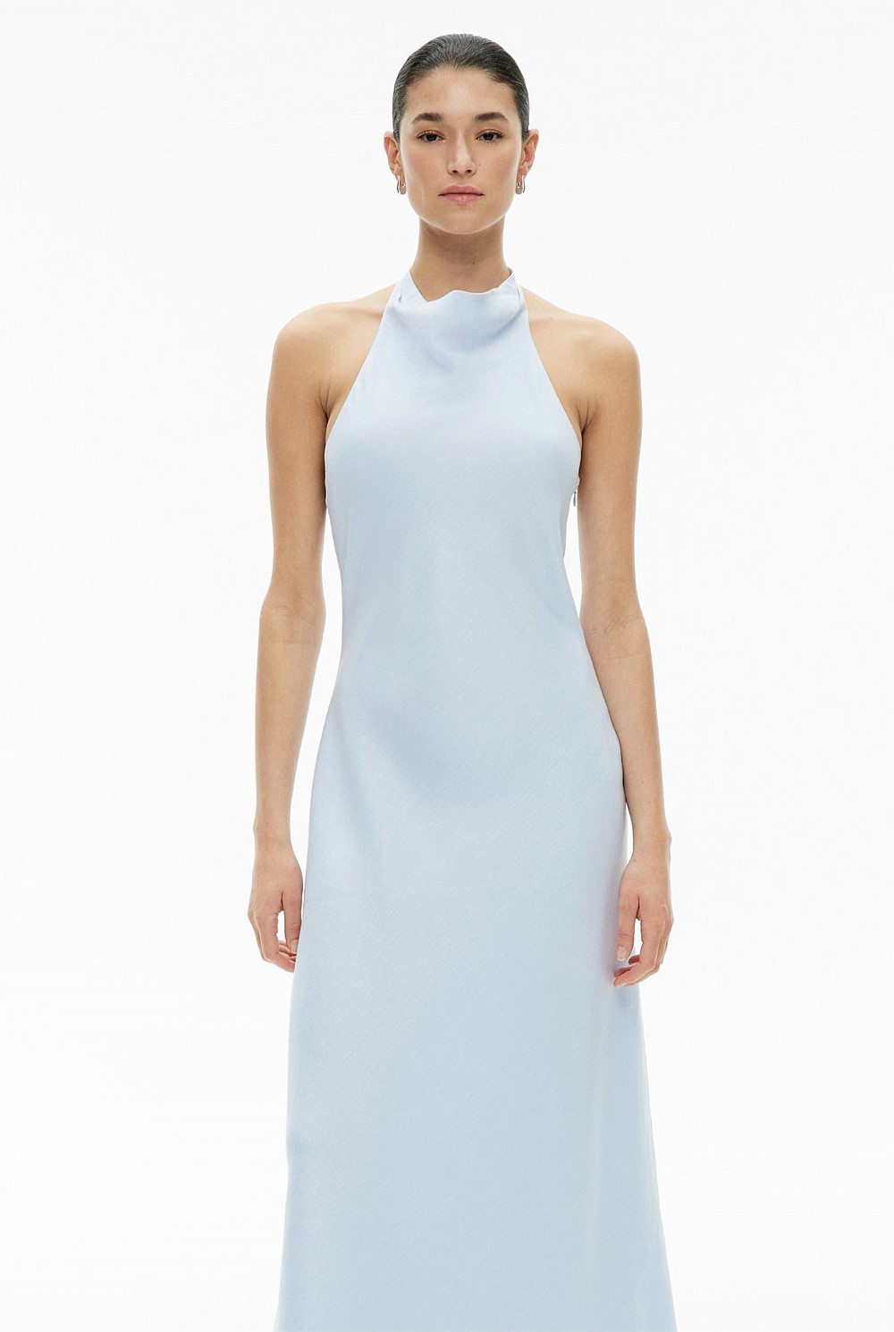Halter Drape Dress