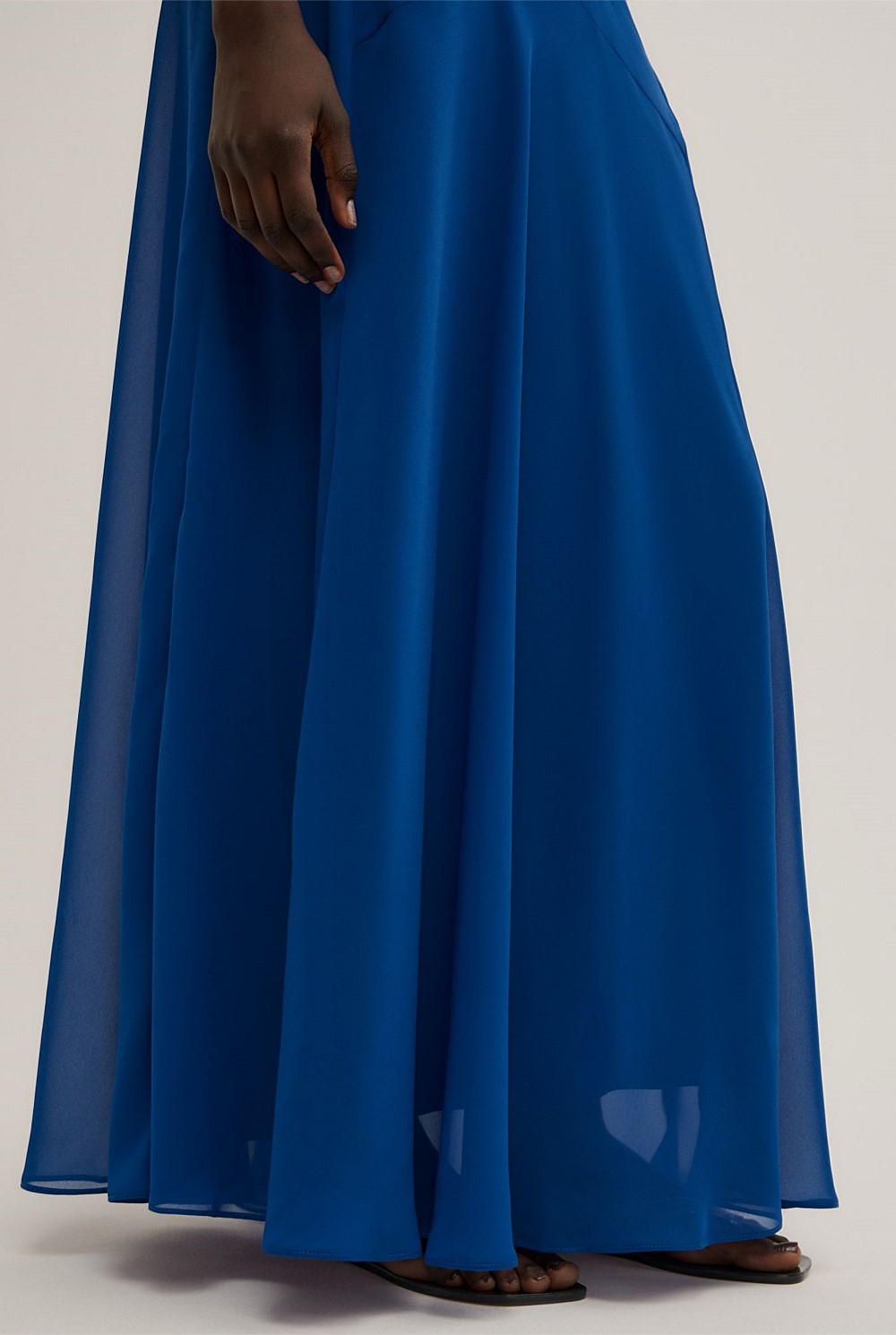 Basque Maxi Skirt