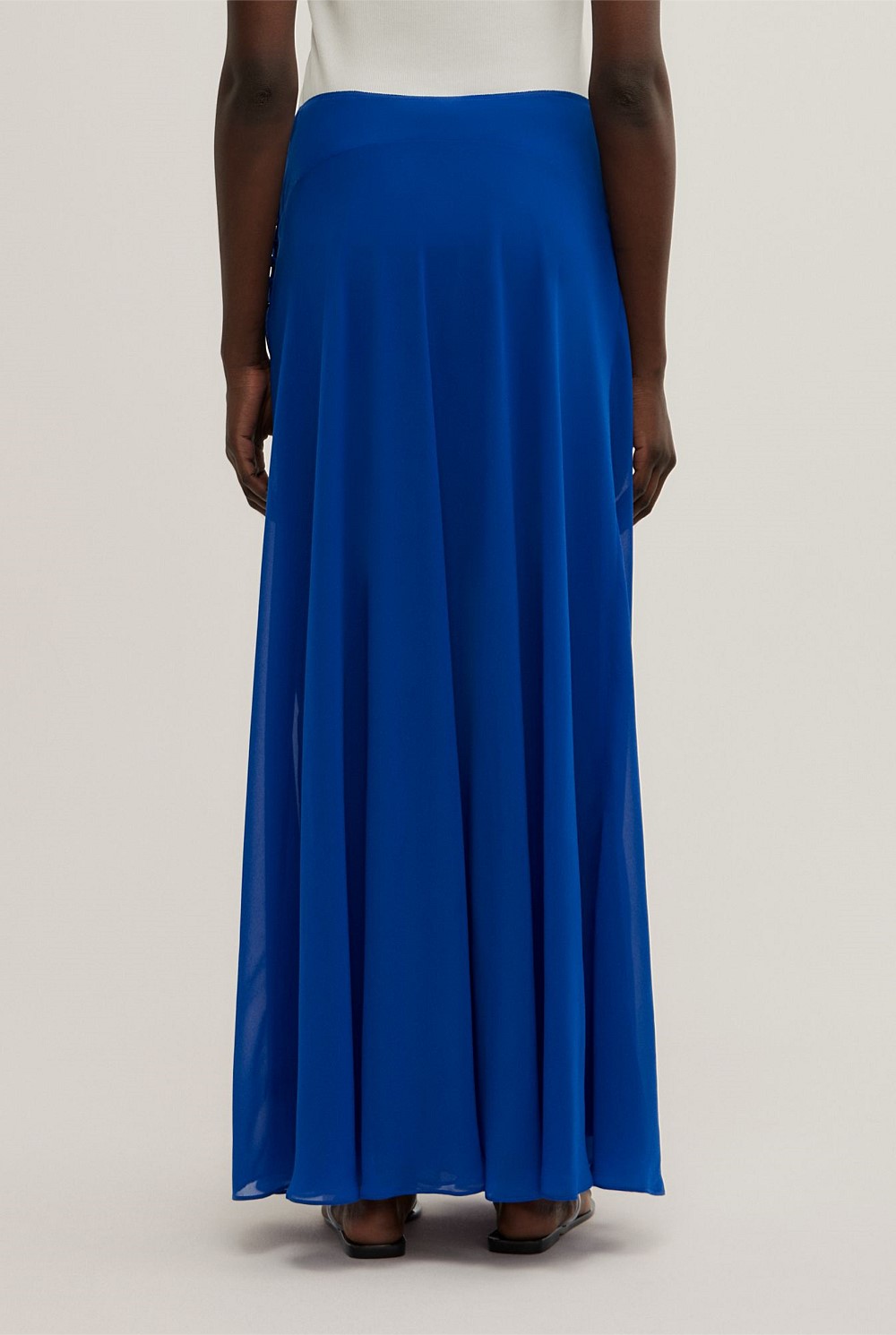 Basque Maxi Skirt