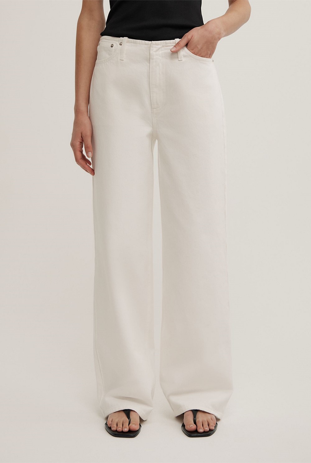 Clean Waist Denim Jeans