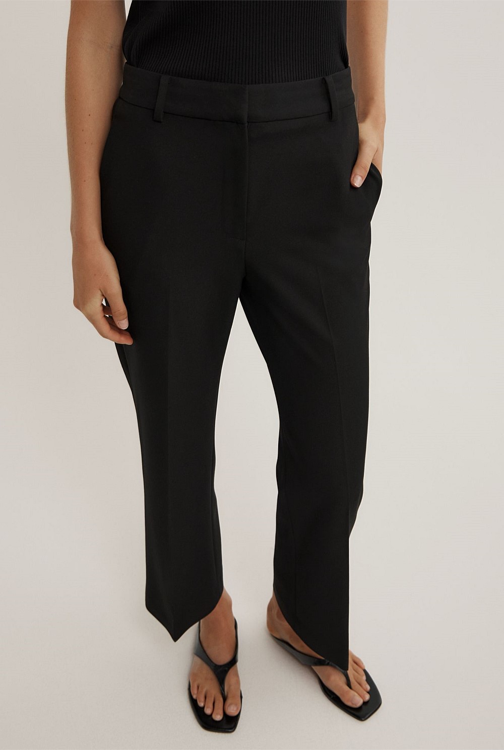 Crop Slim Leg Pants