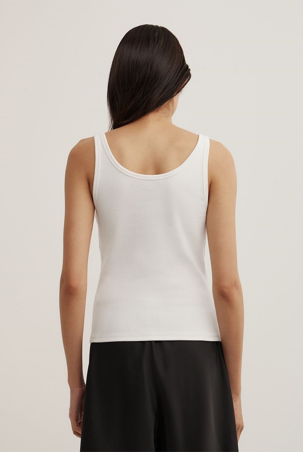 Fine Scoop Neck Tank