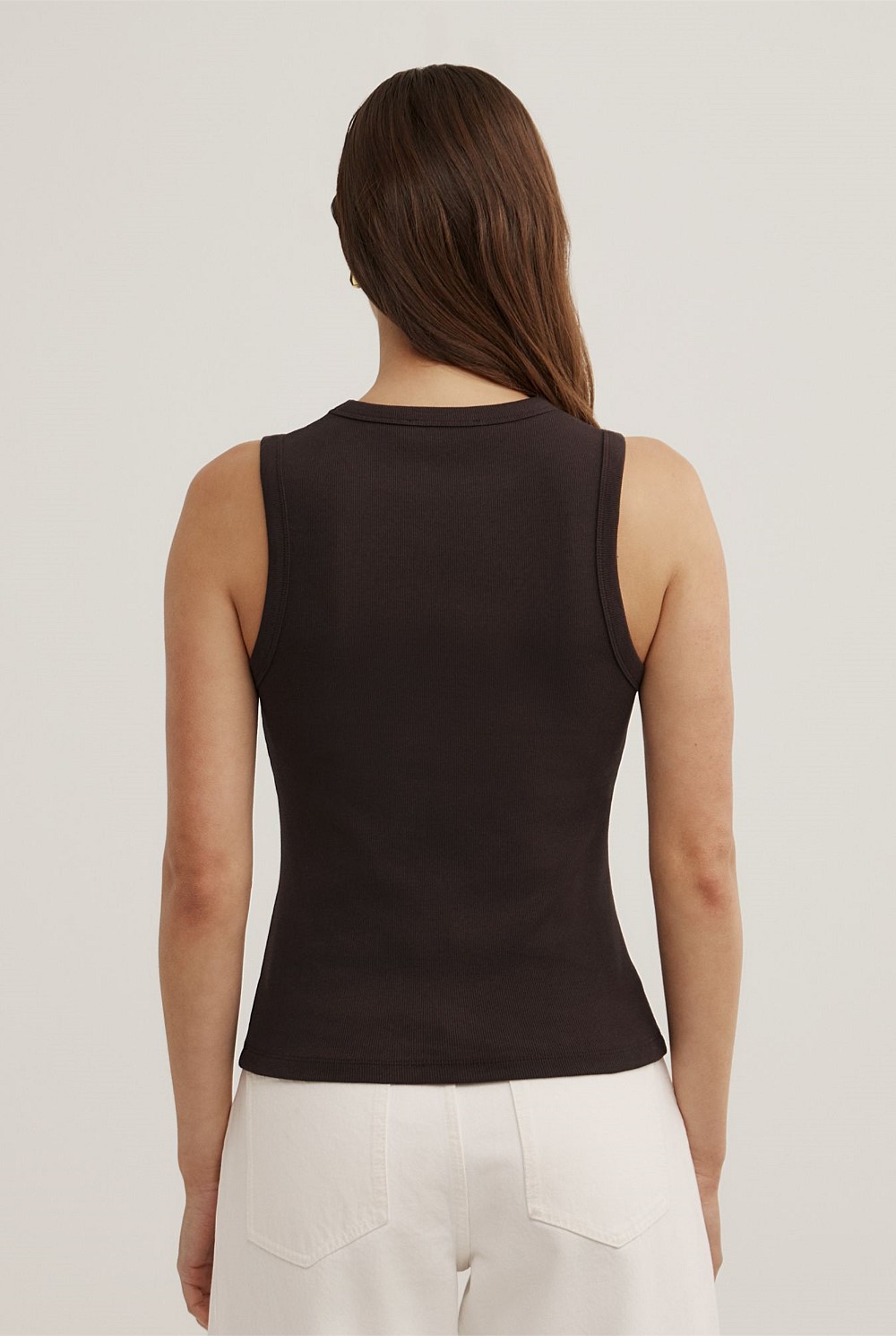 Crew Rib Tank Top