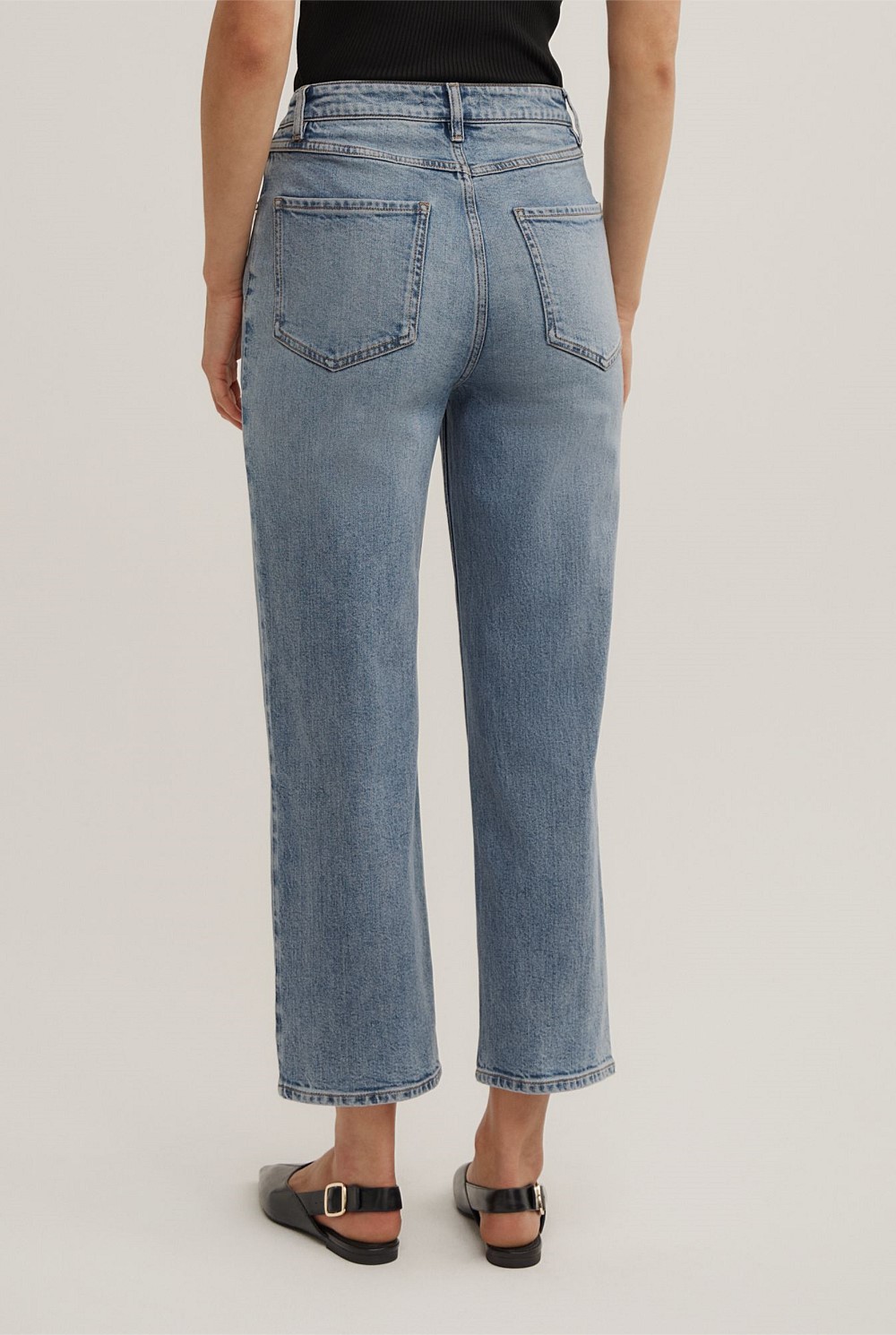 Straight Crop Jeans