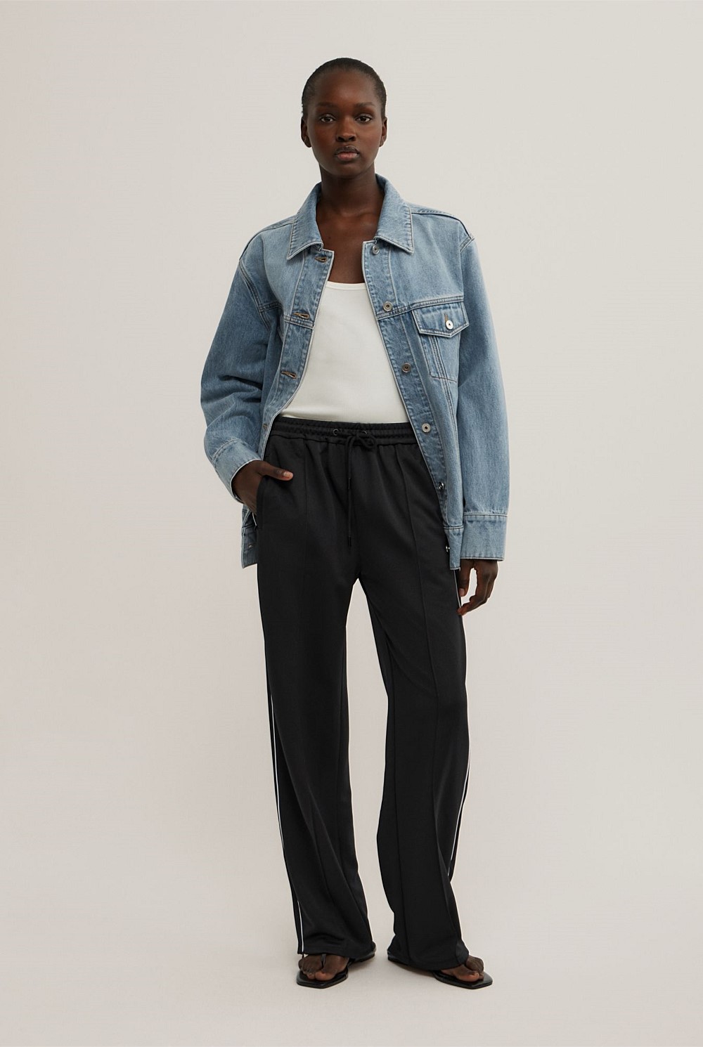 Piping Detail Trackpants