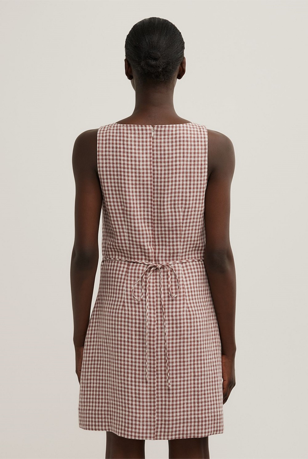 Boat Neck Mini Dress
