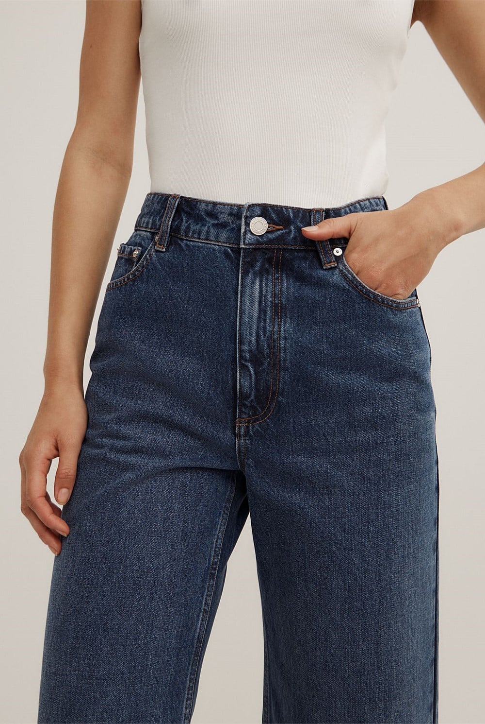 Wide Leg Crop Jeans