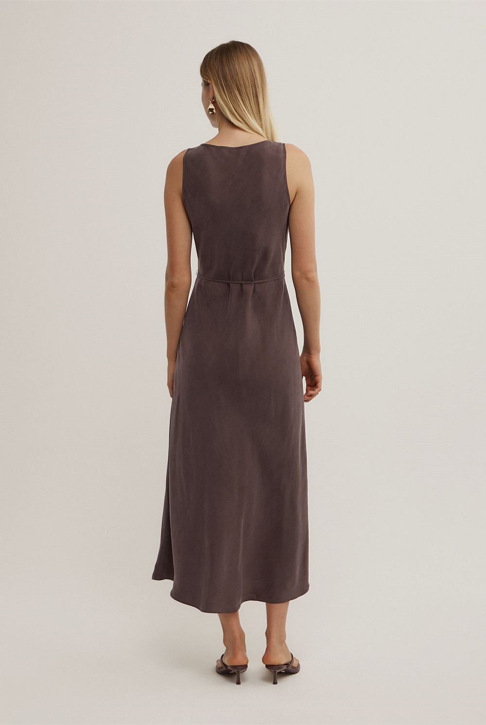 Scoop Cupro Dress