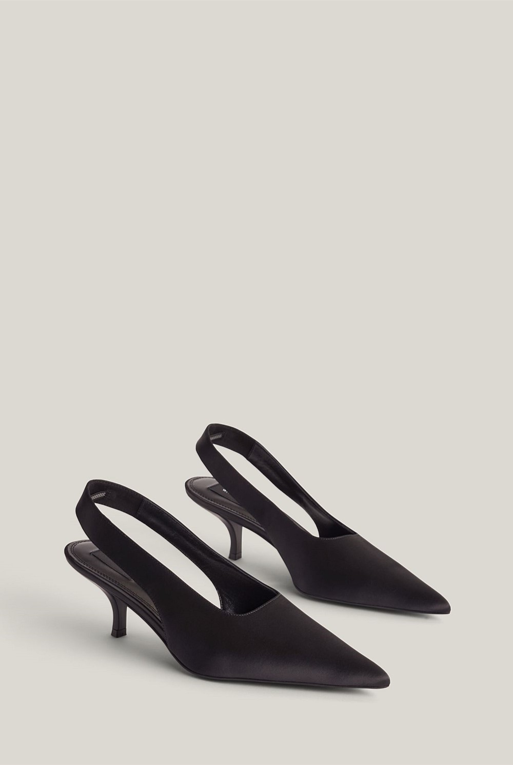 Fleur Satin Heels