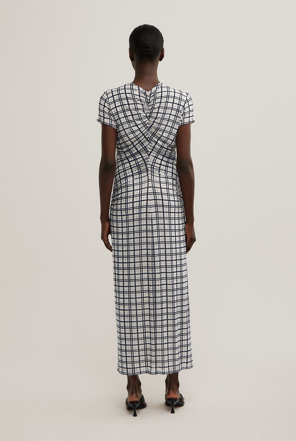 Gather Mesh Dress