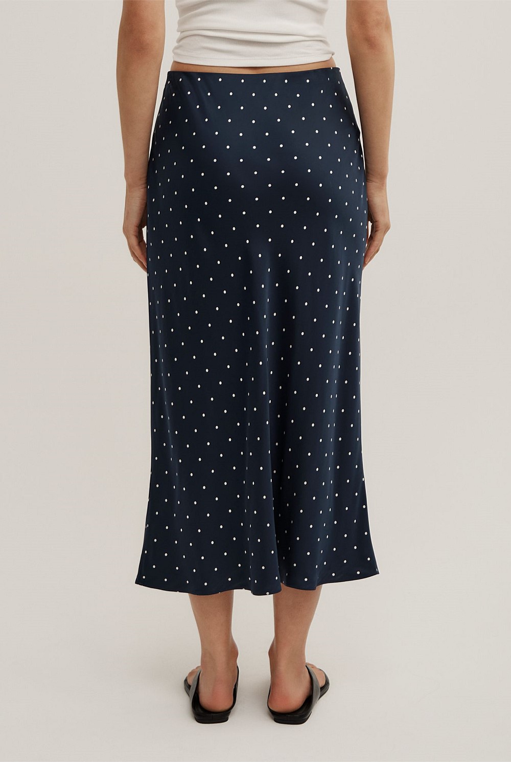 Spot Midi Skirt