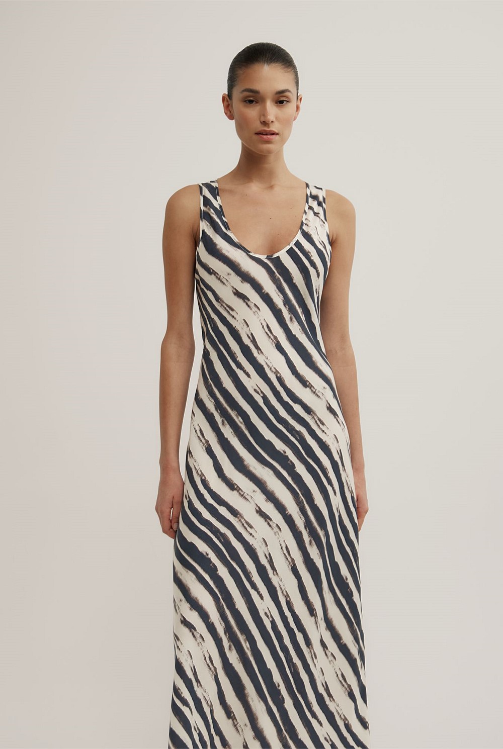 Scoop Cupro Dress