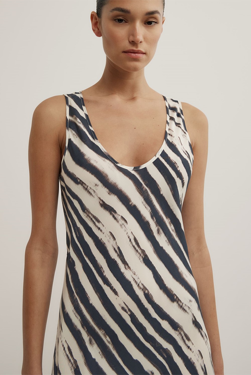 Scoop Cupro Dress