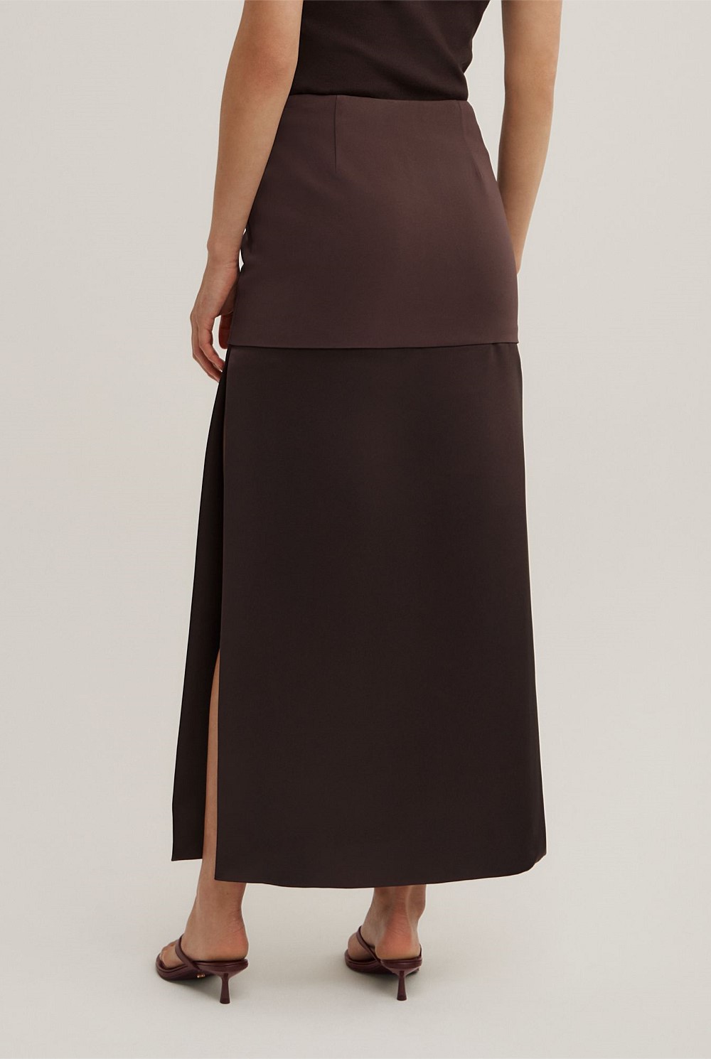Layered Midi Skirt